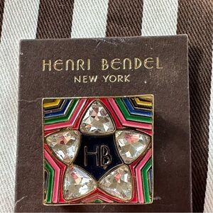 Henri Bendel Multicolor Star Brooch